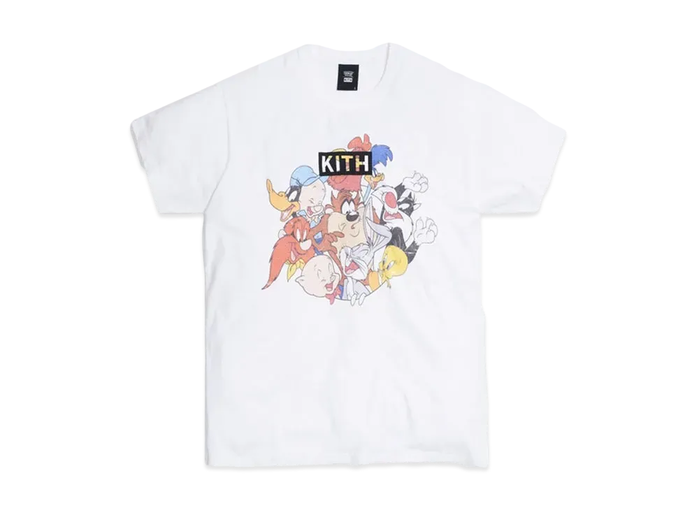KITH Looney Tunes Merrie Melodies Vintage Tee "White"