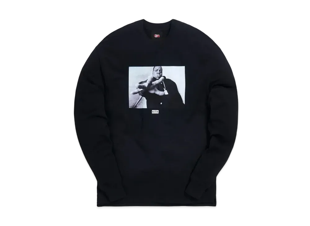 KITH Biggie Gimme The Loot L/S Tee "Black"