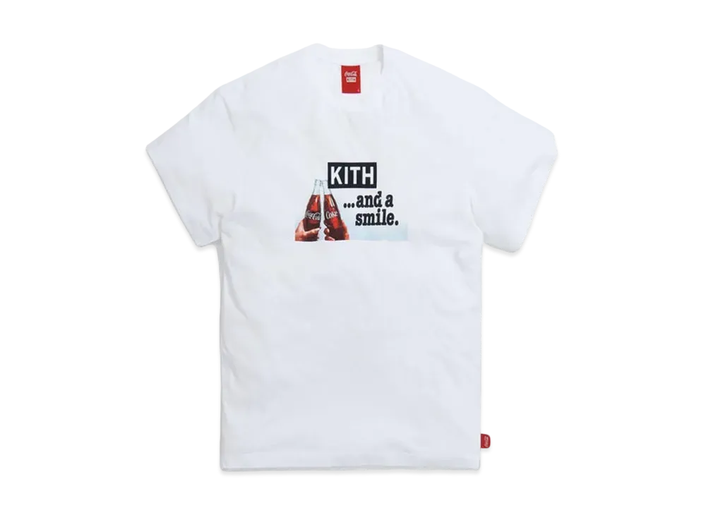 KITH Coca-Cola Smile Vintage Tee "White"