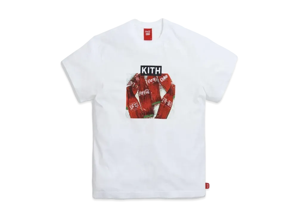 KITH Coca-Cola Language Bottle Vintage Tee "White"