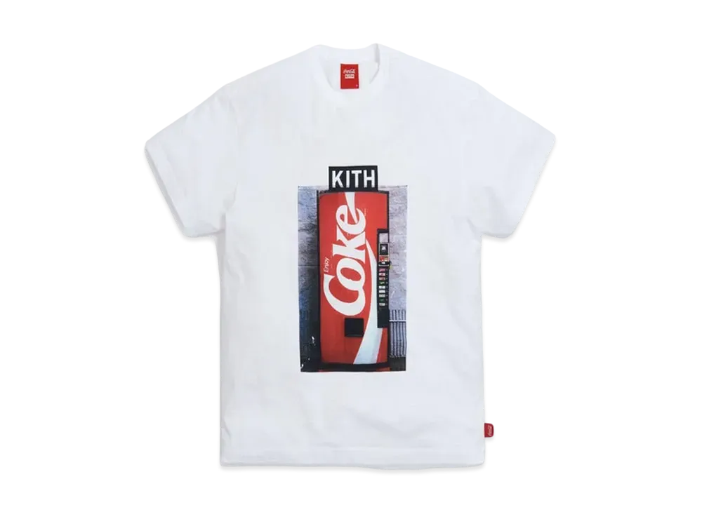 キス コカコーラ マシーン ビンテージ Tシャツ "ホワイト"