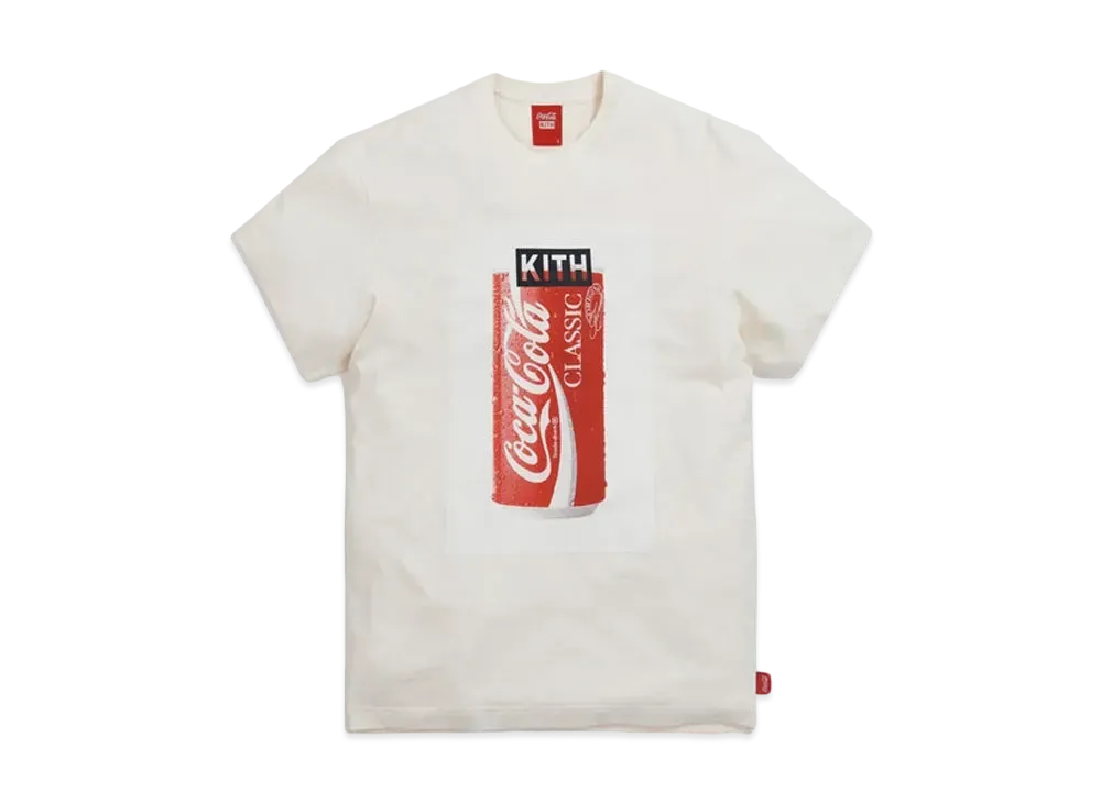 キス コカコーラ キャン ビンテージ Tシャツ "アイボリー"