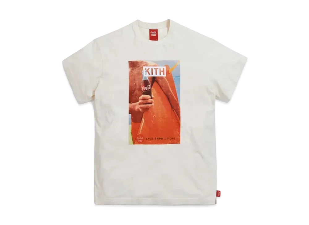 KITH Coca-Cola Surfboard Vintage Tee "Ivory"