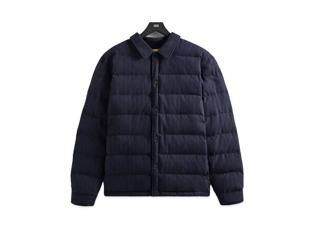 Kith Striped Dover Shirt Jacket "Nocturnal"