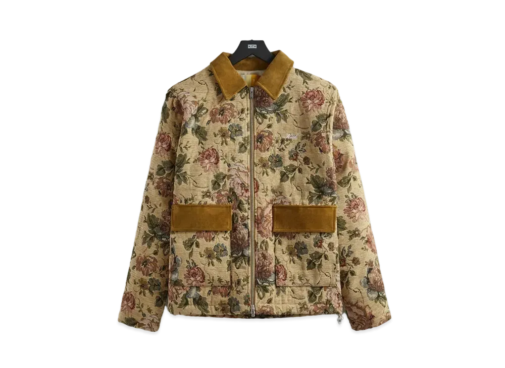 ＊最終値下げ＊ kith タペストリーコーチジャケット　サンドリフト Kith Tapestry Waldorf Chore Jacket 