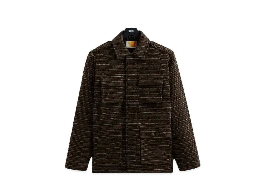 Kith Striped Chenille Duane Field Jacket "Ink"