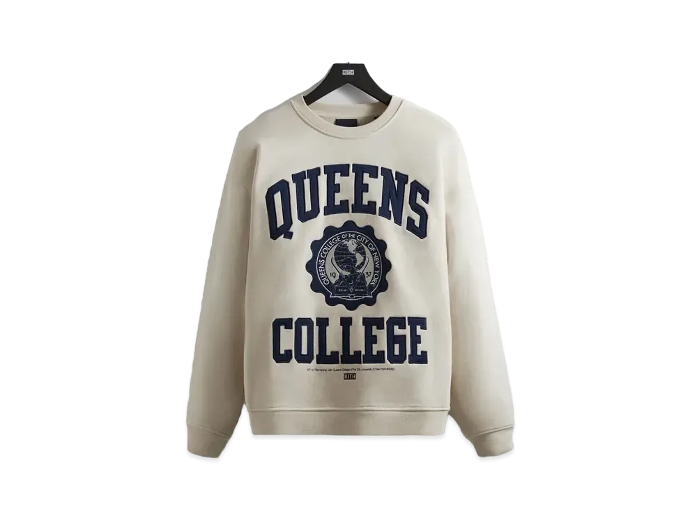 Kith x Russell Athletic x CUNY Queens College Crewneck "Waffle"