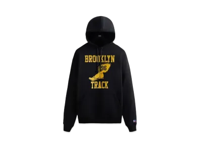 Kith x Russell Athletic x CUNY Brooklyn College Track Vintage Hoodie "Black"