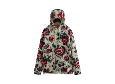 Kith Merrick Floral Sherpa Hoodie "Sandrift"