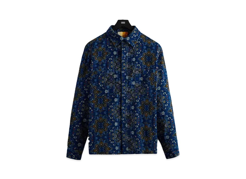 Kith Corduroy Printed Apollo Shirt "Voyage"