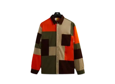Kith Patchwork Cord Ludlow Shirt "Pimento"
