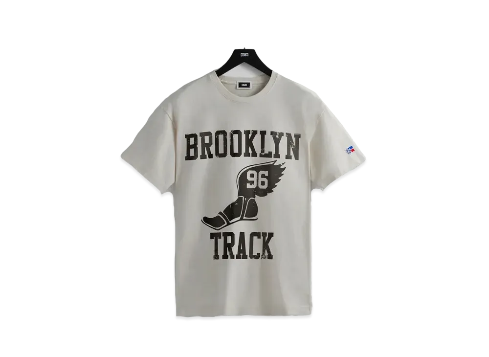 Kith x Russell Athletic x CUNY Brooklyn College Track Vintage Tee "Concrete"