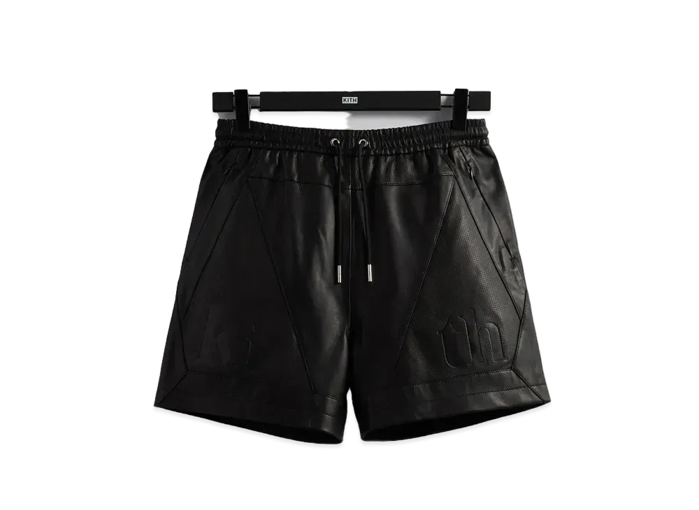 Kith Leather Turbo Short "Black"