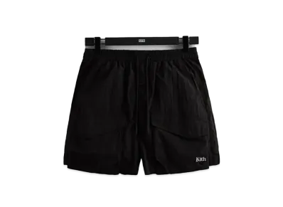 Kith Wrinkle Nylon Boreum Cargo Short "Black"
