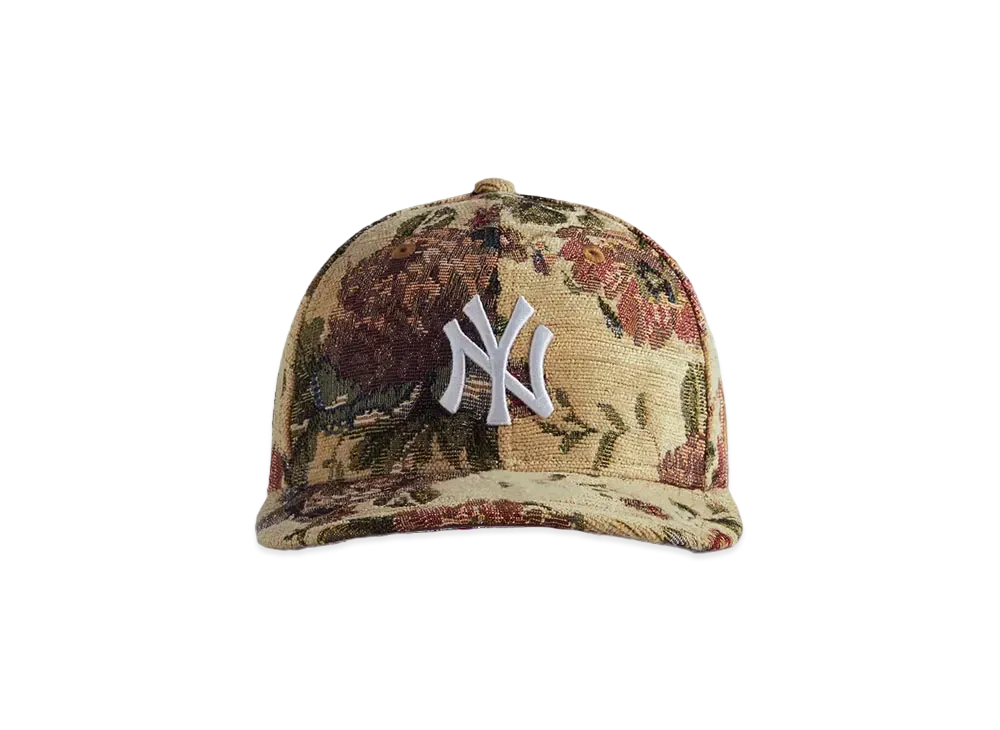 Kith x New Era x New York Yankees Tapestry Floral Waldorf Low Cap "Highland"