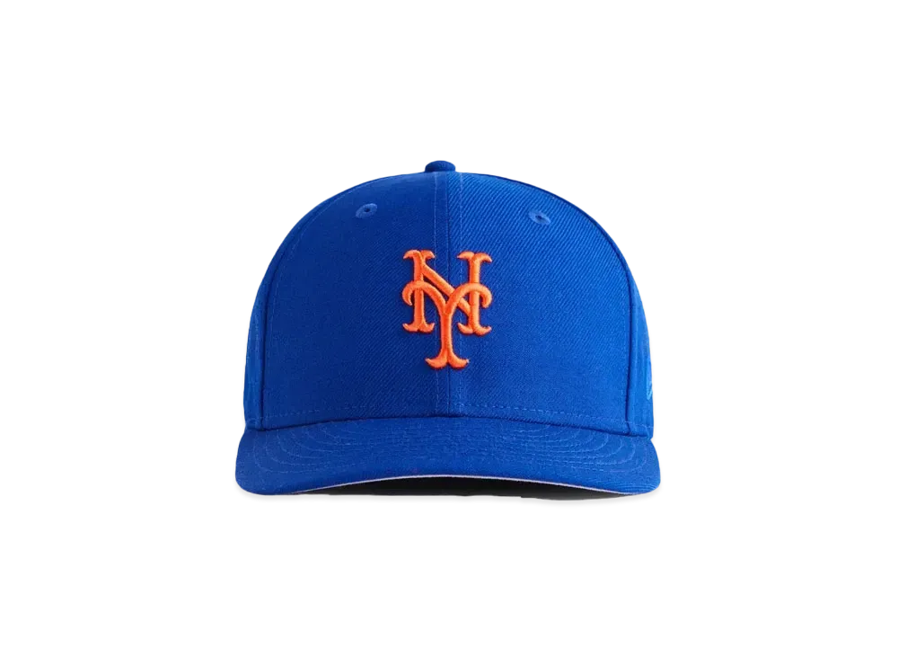 キス x ニューエラ x ニューヨーク メッツ ロー クラウン フィット キャップ "ロイヤル"