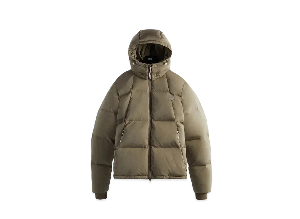 キス リンクルナイロンミディパファー "キャンバス"