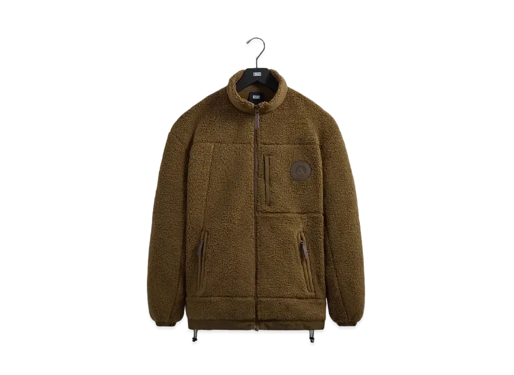 Kith Pinehurst Bonded Sherpa Full Zip "Terra"
