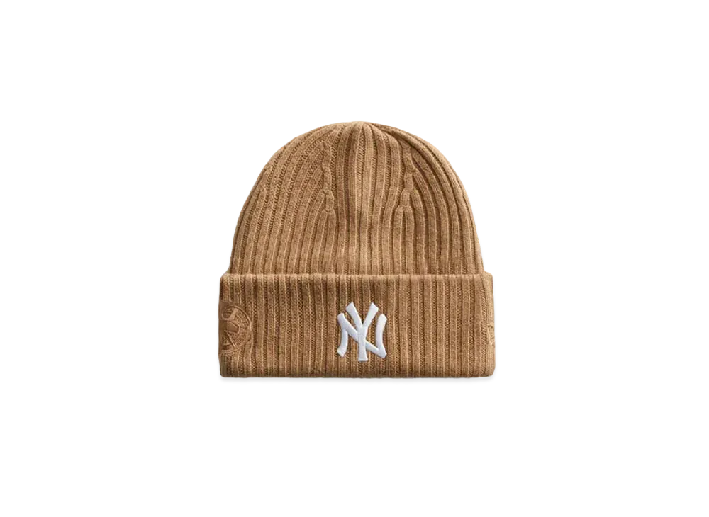 Kith x New Era x New York Yankees Knit Beanie "Chestnut"
