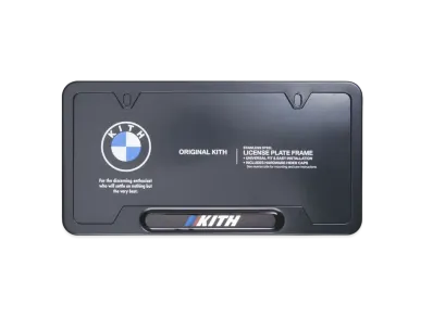KITH BMW License Plate Frame "Black"