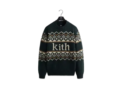 Kith Kithmas Fair Isle Crewneck "Stadium"