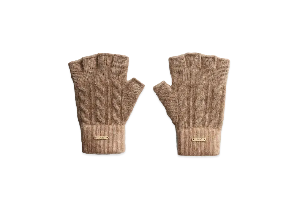 Kith Kithmas Color-blocked Fingerless Gloves "Quicksand"