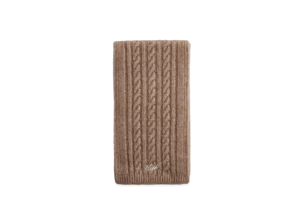 Kith Kithmas Cable Knit Scarf "Quicksand"