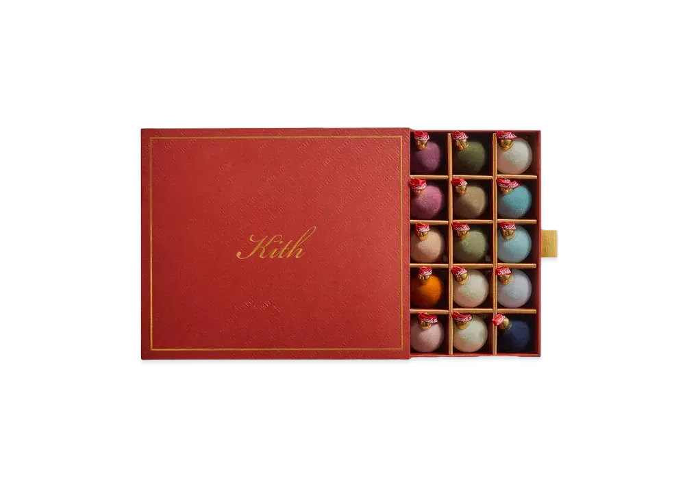 Kith Kithmas Velvet Ornament Set "Multi"