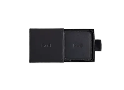 Kith Kithmas Monogram Leather Coasters "Black"