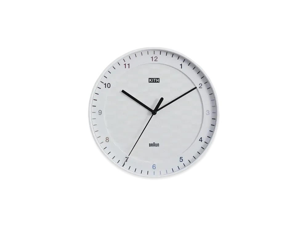 新品 KITH BRAUN Wall clock White 【公式通販】