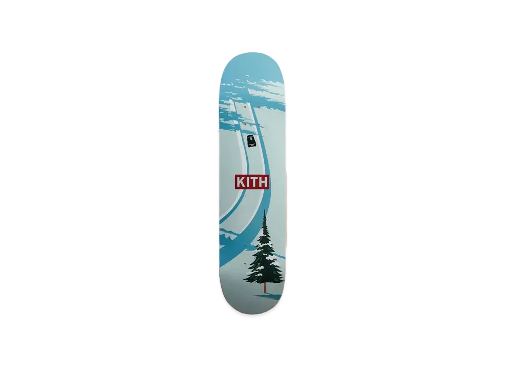 Kith Kithmas Scenic Skate Deck "Chalk"
