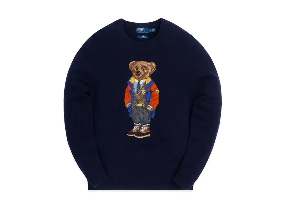 KITH Polo Ralph Lauren Outdoor Bear Crewneck "Navy"