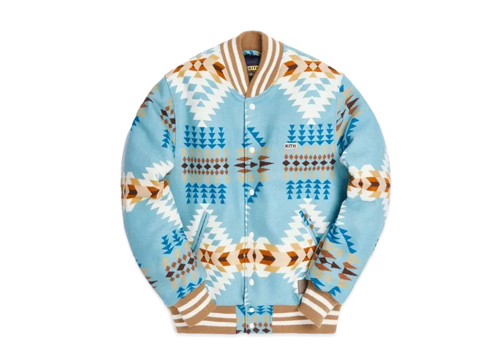 キス x ゴールデンベア ペンドルトン ランチョ アロヨ ジャケット "ブルー"