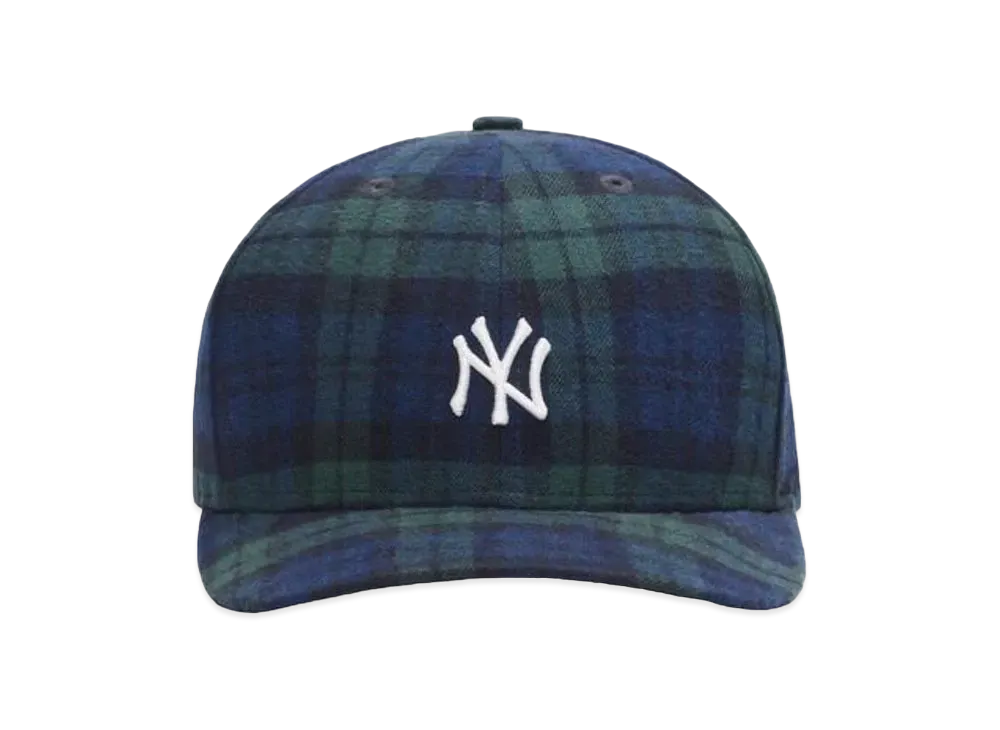 KITH New York Yankees Plaid New Era Cap "Blackwatch"