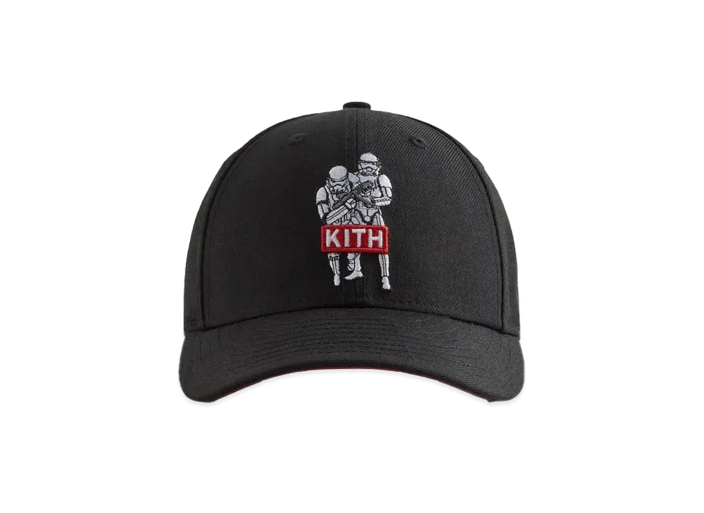 Kith x STAR WARS Stormtrooper Box Logo New Era 59FIFTY Low Profile "Black"
