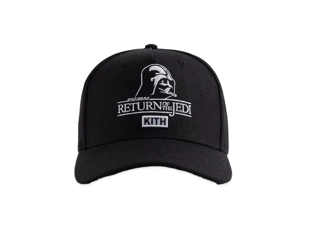 Kith x STAR WARS Darth Vader Pinch Crown Snapback "Black"