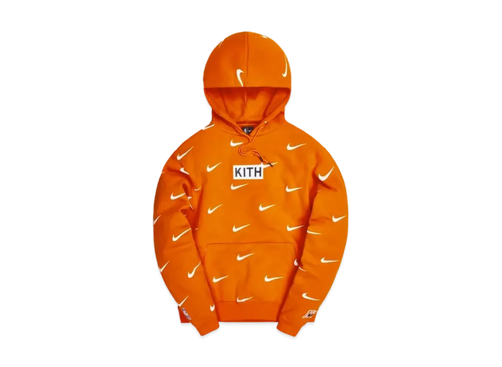 KITH Nike for New York Knicks AOP Hoodie "Orange"