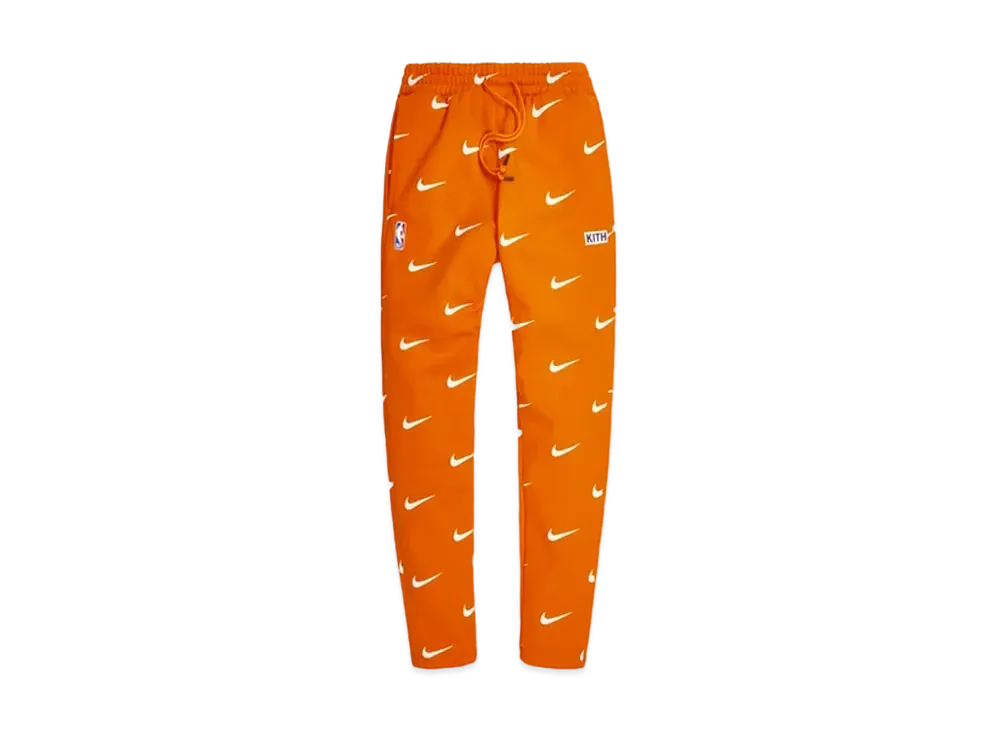キス ナイキ ニューヨーク ニックス AOP フリース ボトムス "オレンジ"