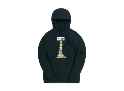 Kith The Simpsons Family Stack Hoodie "Black"