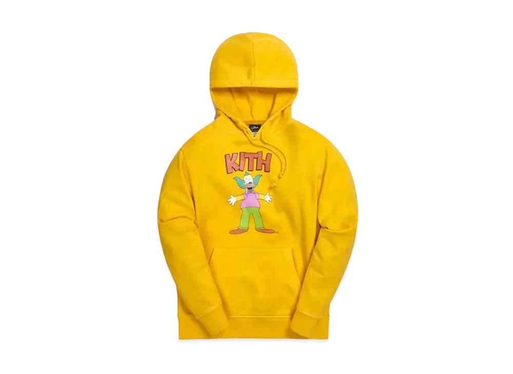 Kith The Simpsons Krusty Hoodie "Yellow"