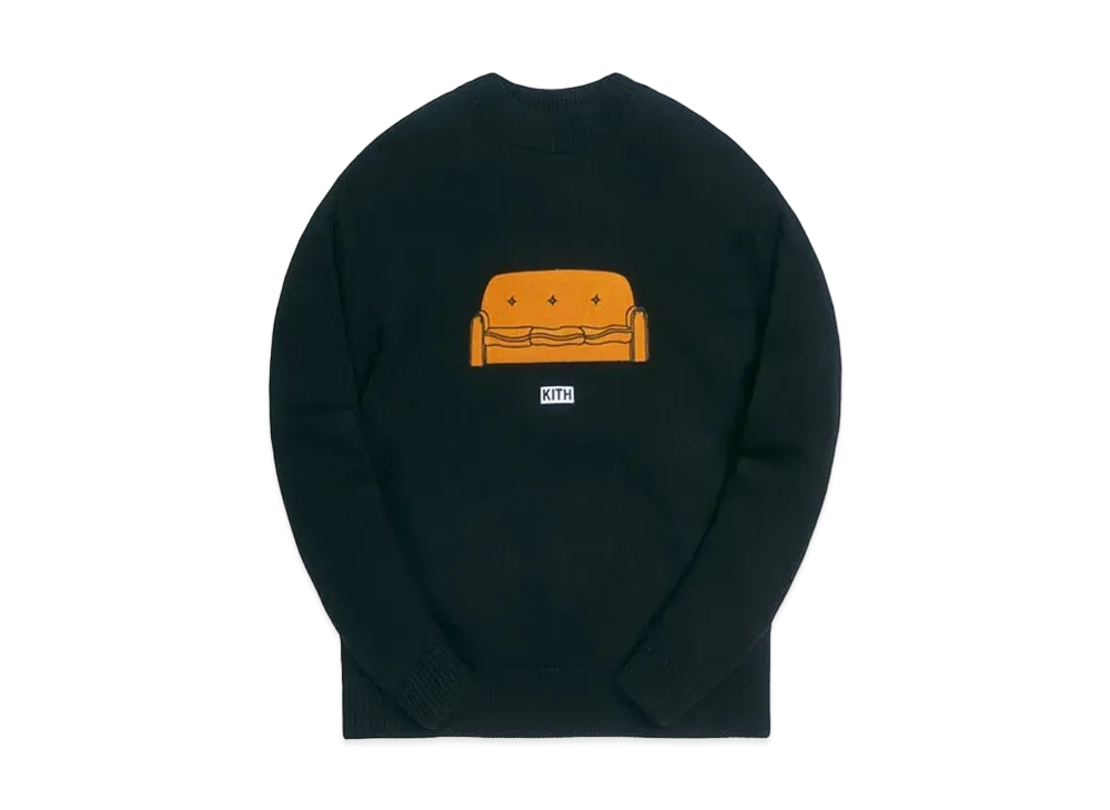 Kith The Simpsons Couch Intarsia Sweater "Black"