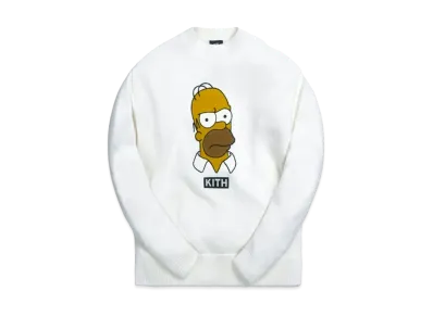 Kith The Simpsons Homer Intarsia Sweater "White"