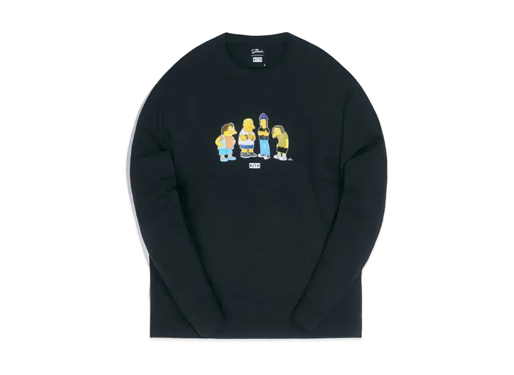 Kith The Simpsons Bullies L/S Tee "Black"
