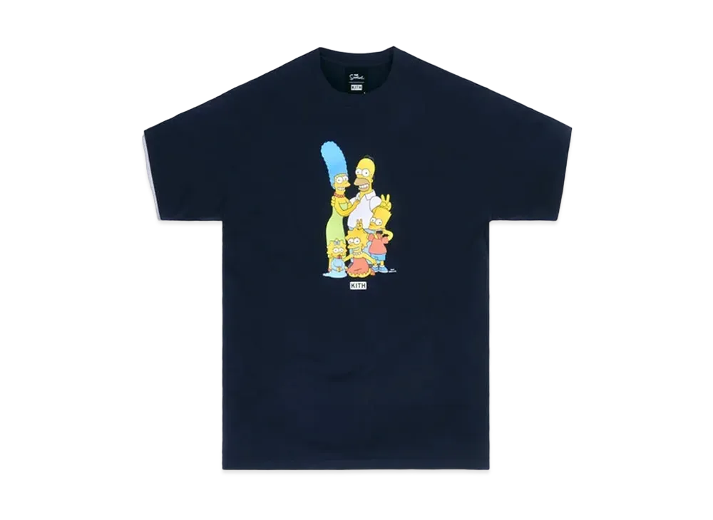 Kith The Simpsons Portrait Tee "Navy"