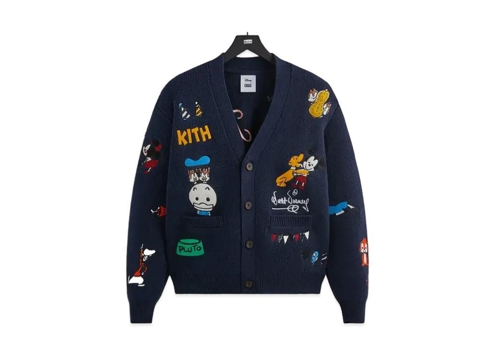 Kith x Disney Mickey & Friends Chunky Yarn Cardigan "Nocturnal"