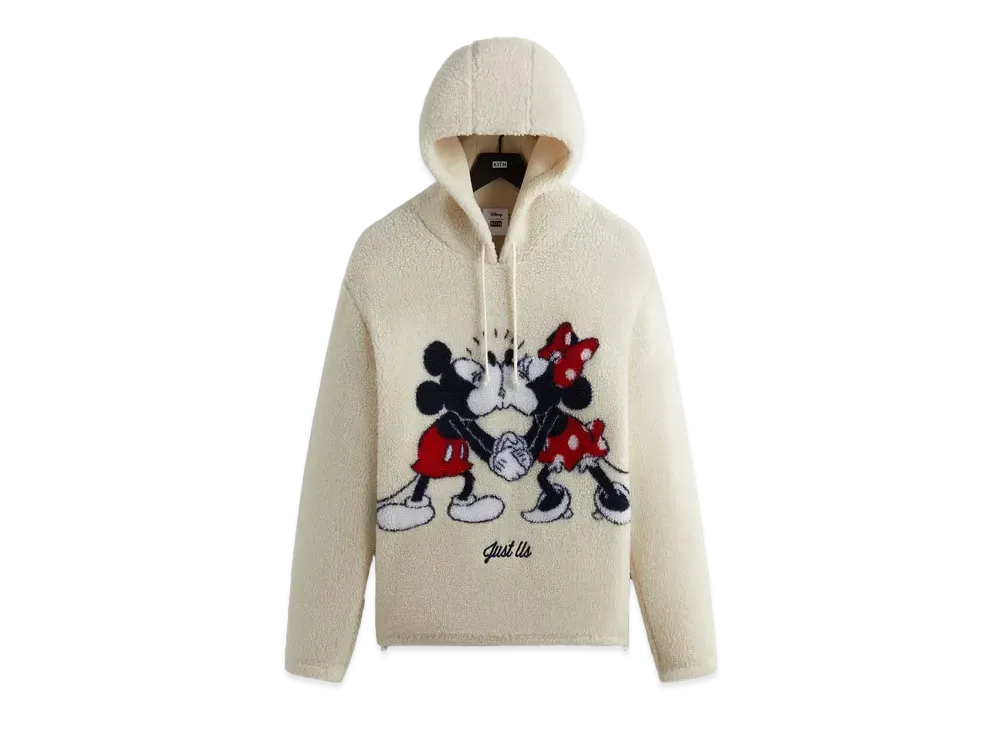 Kith x Disney Mickey & Friends Sherpa Hoodie "Sandrift"