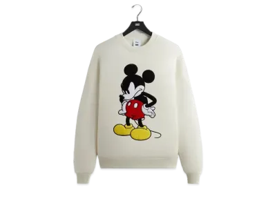 Kith x Disney Mickey & Friends Mad Mickey Vintage Crewneck "Sandrift"