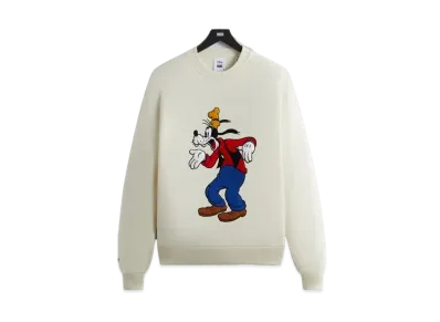 Kith x Disney Mickey & Friends Astonished Goofy Vintage Crewneck "Sandrift"