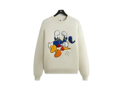 Kith x Disney Mickey & Friends Donald Duck Vintage Crewneck "Sandrift"