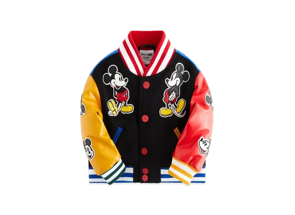Disney | Kith Baby for Mickey & Friends Wool Varsity Jacket "Black"